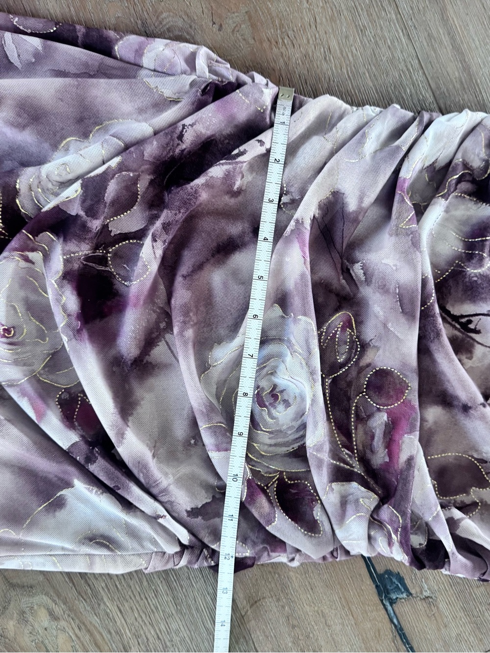 NWT-Baltic Born Amelia Tank Maxi Elegant Mauve Floral Sleek Evening Dress - Picture 9 of 11